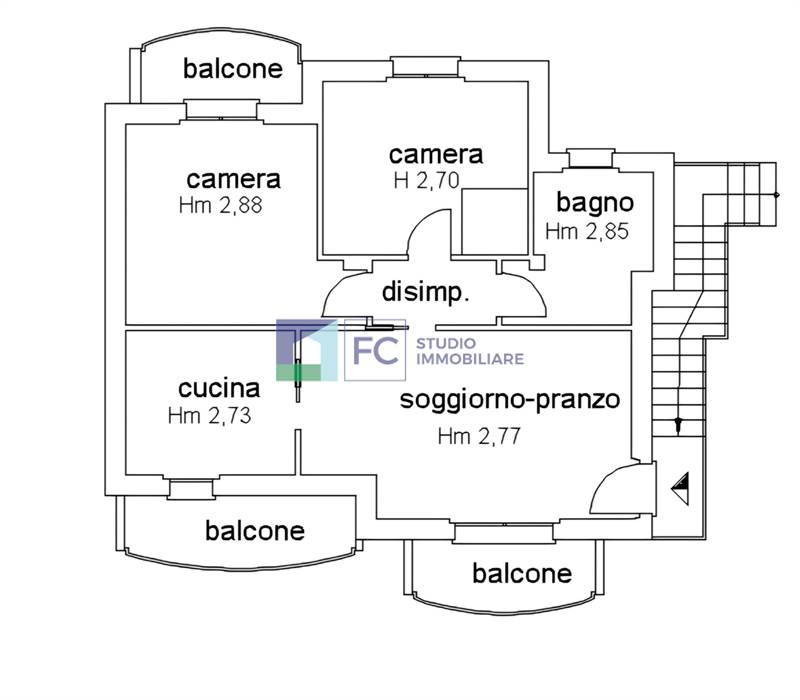 appartamento piano primo